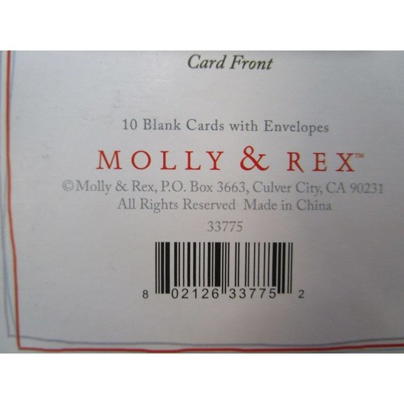Boston Terrier Cut Out You Are My Favorite Blank Note Cards Molly and Rex New - Picture 6 of 7
